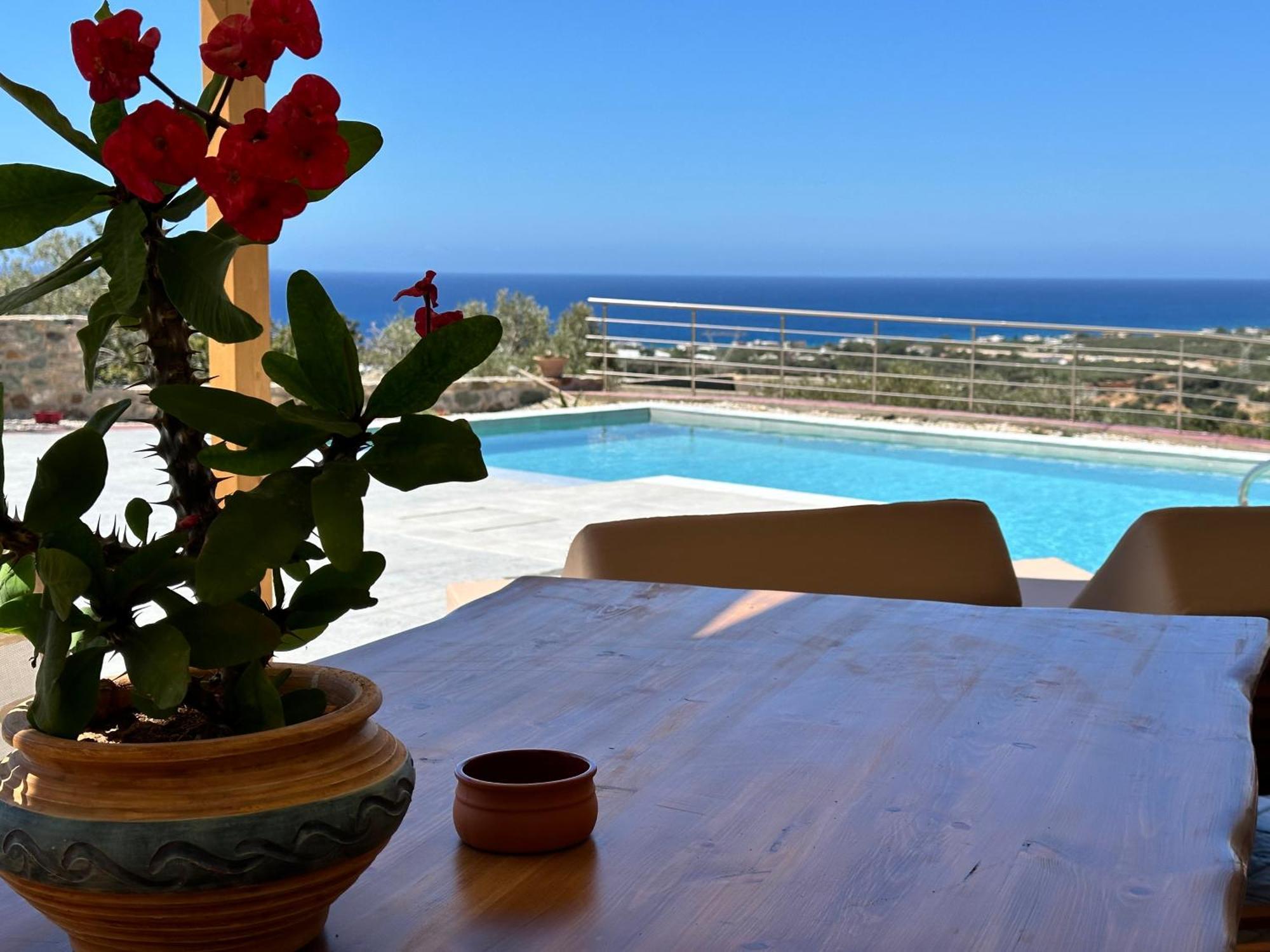 Mediterranean View Villa Makry Gialos  Exterior photo