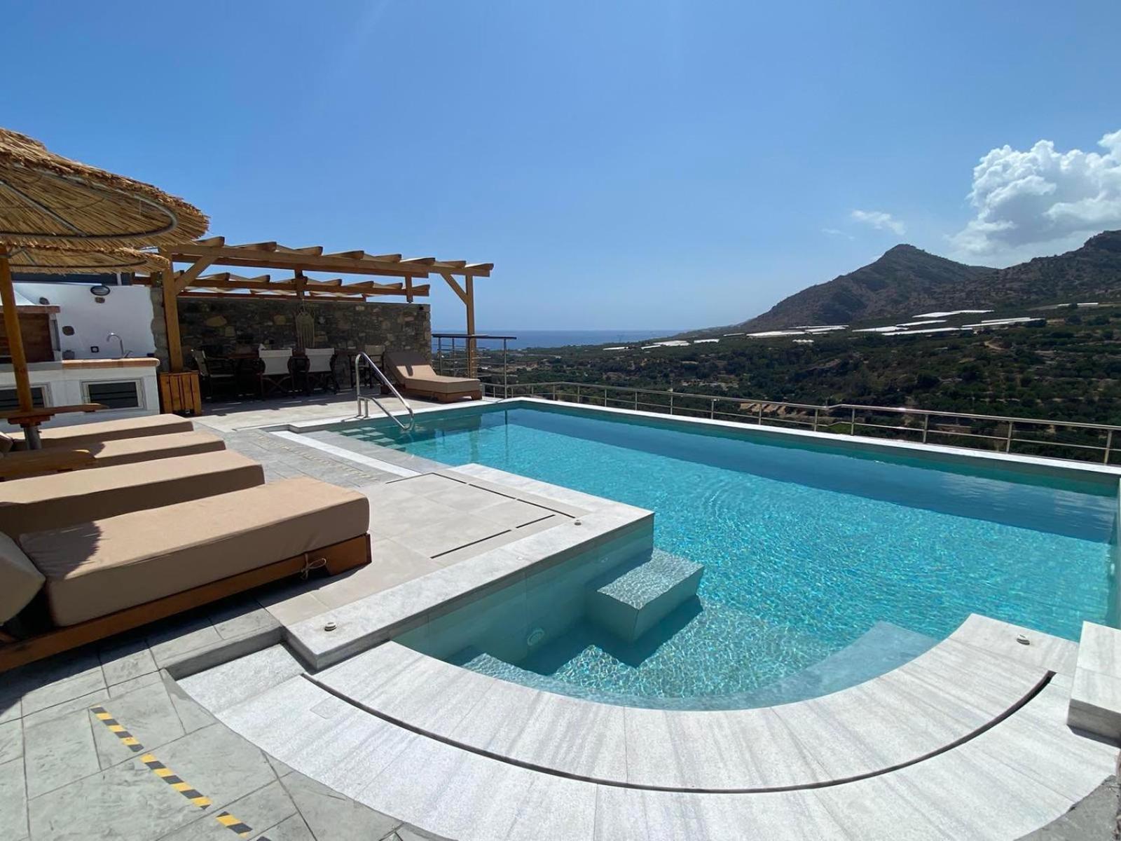 Mediterranean View Villa Makry Gialos  Exterior photo