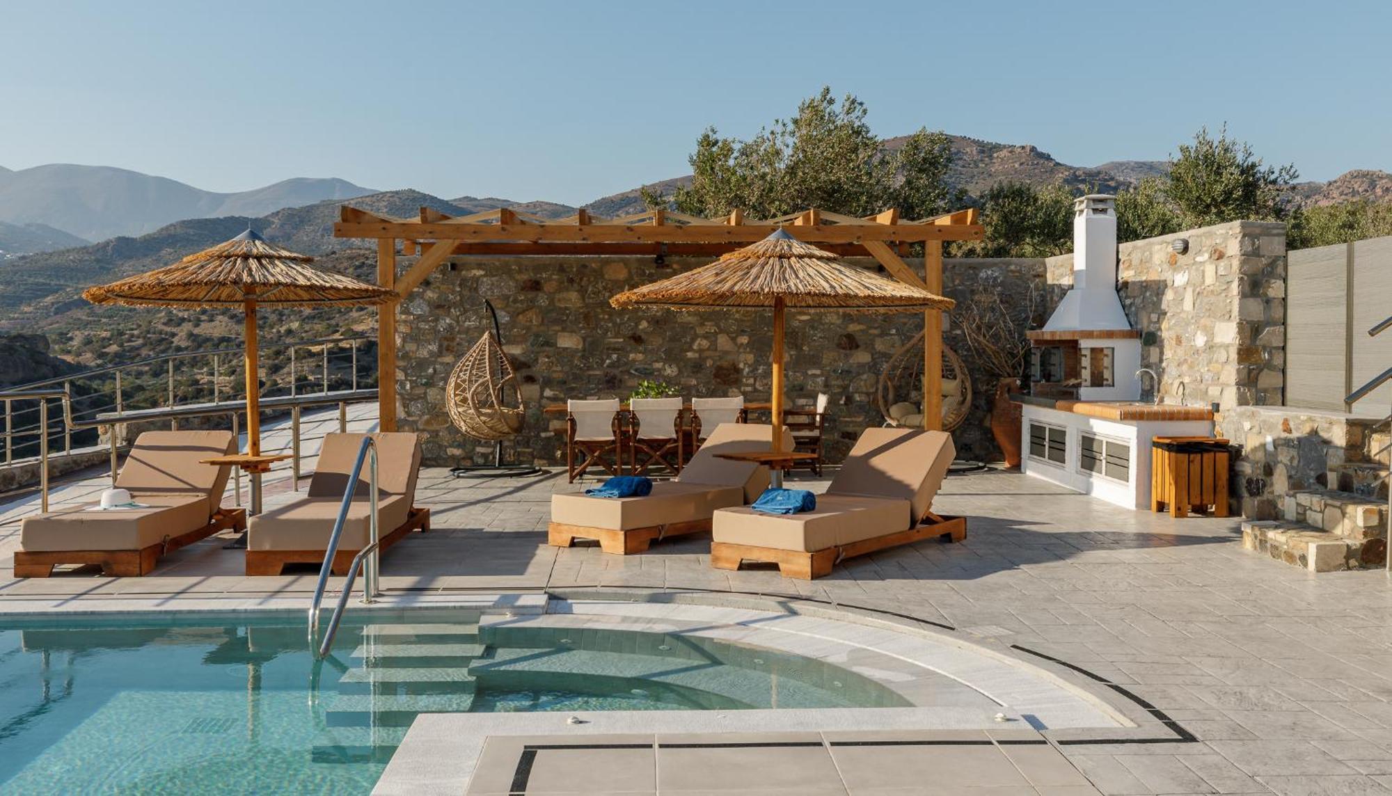Mediterranean View Villa Makry Gialos  Exterior photo